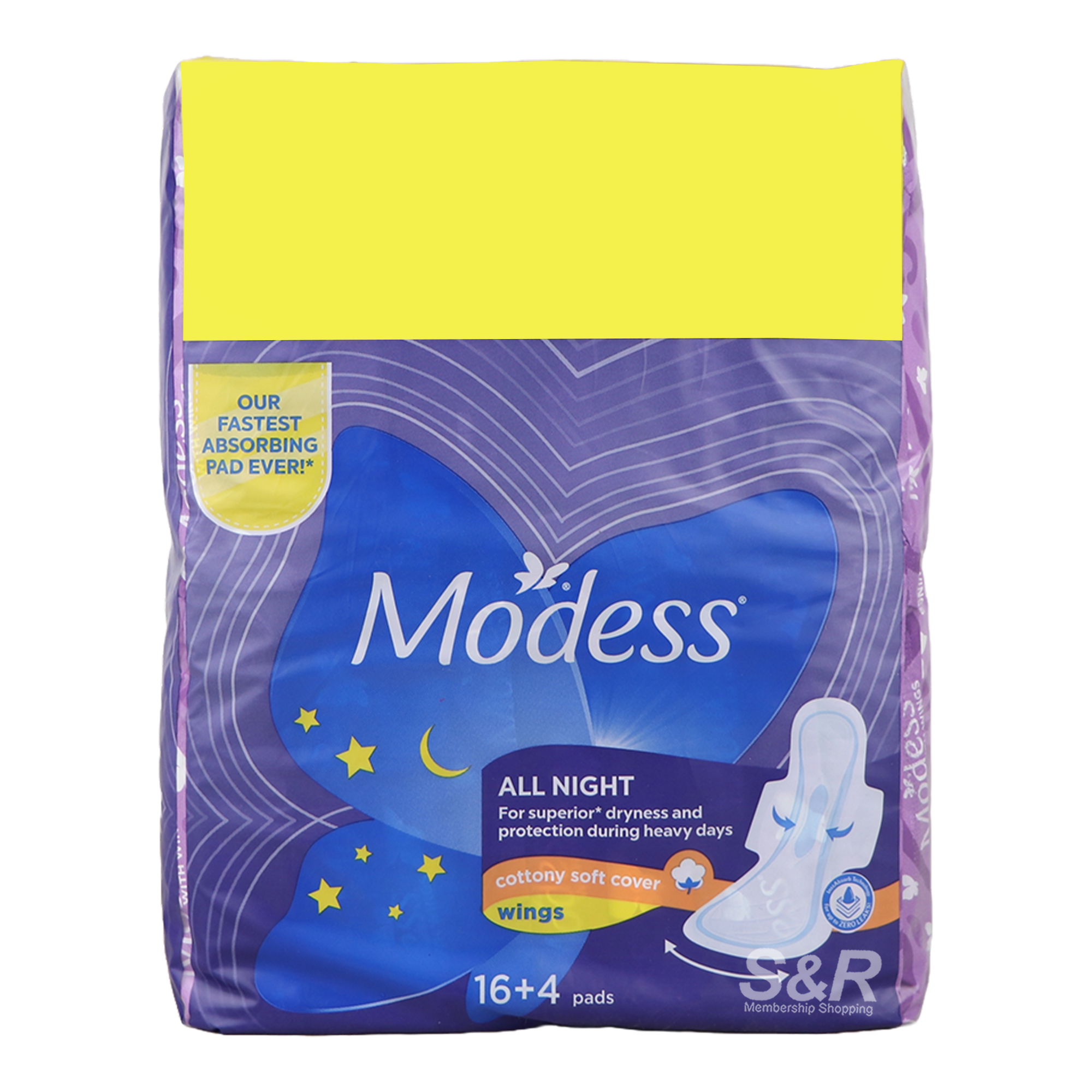 Modess Pads All Night With Wings 20pcs